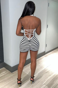 STRIPE ROMPER