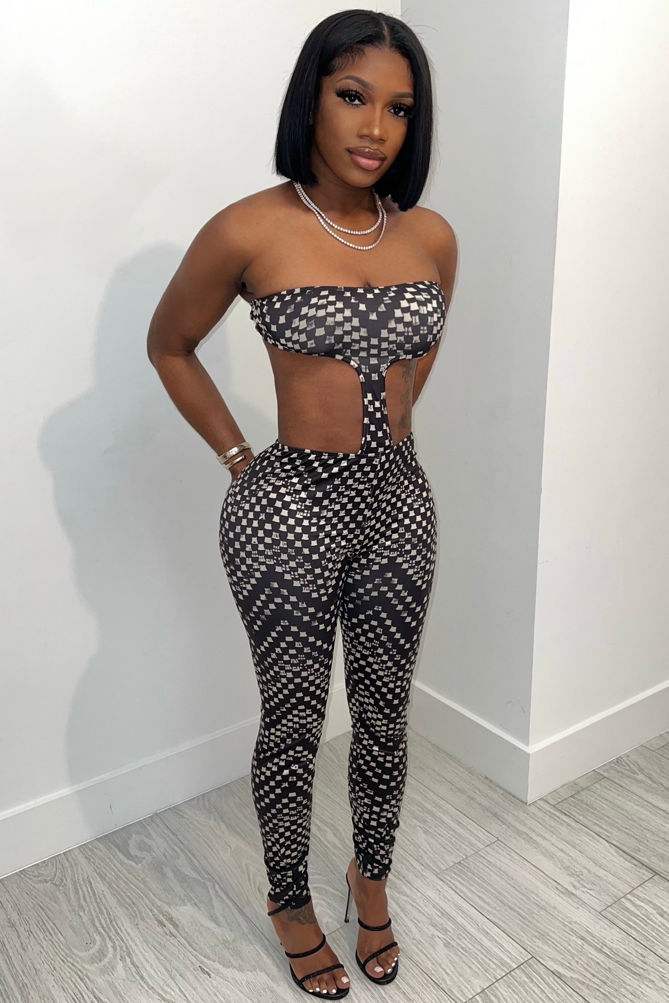 CHESS JUMPSUIT – Pearls Locker
